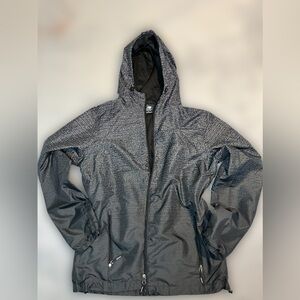 New Balance Black and White Utility Jacket Sporty Design